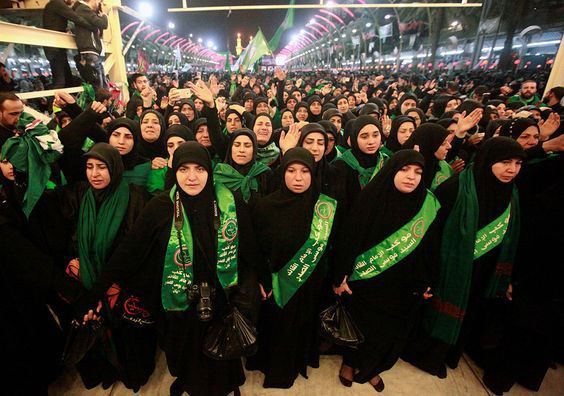 Muslim women marking Day of Ashura