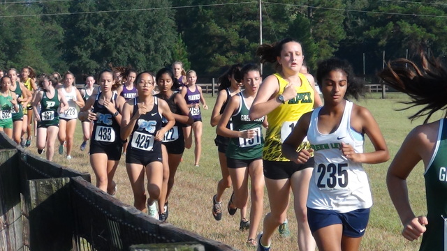 Cross Country runners at the Patriot Derby.
