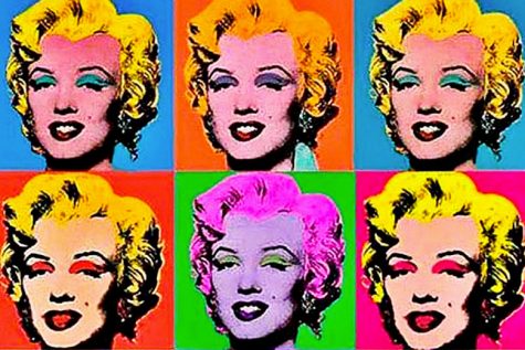 Andy Warhol was the creator of the Marilyn Monroe famous painting. (Picture found from "WhereMilan"