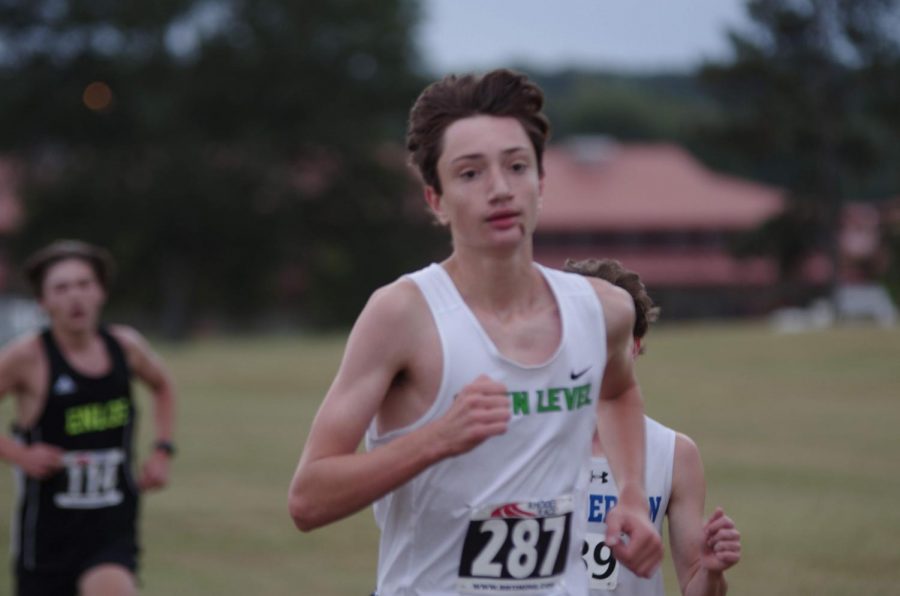 Alex running in one of his meets!