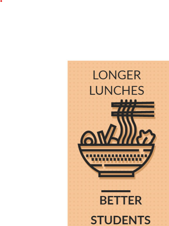 The desire for a longer lunch has been all over social media and we have linked that petition!