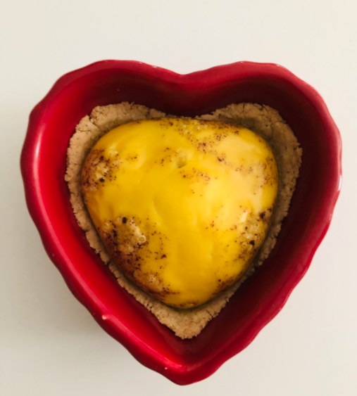 Learn how to make this heart shaped souffle for someone you love or yourself this Valentines Day!