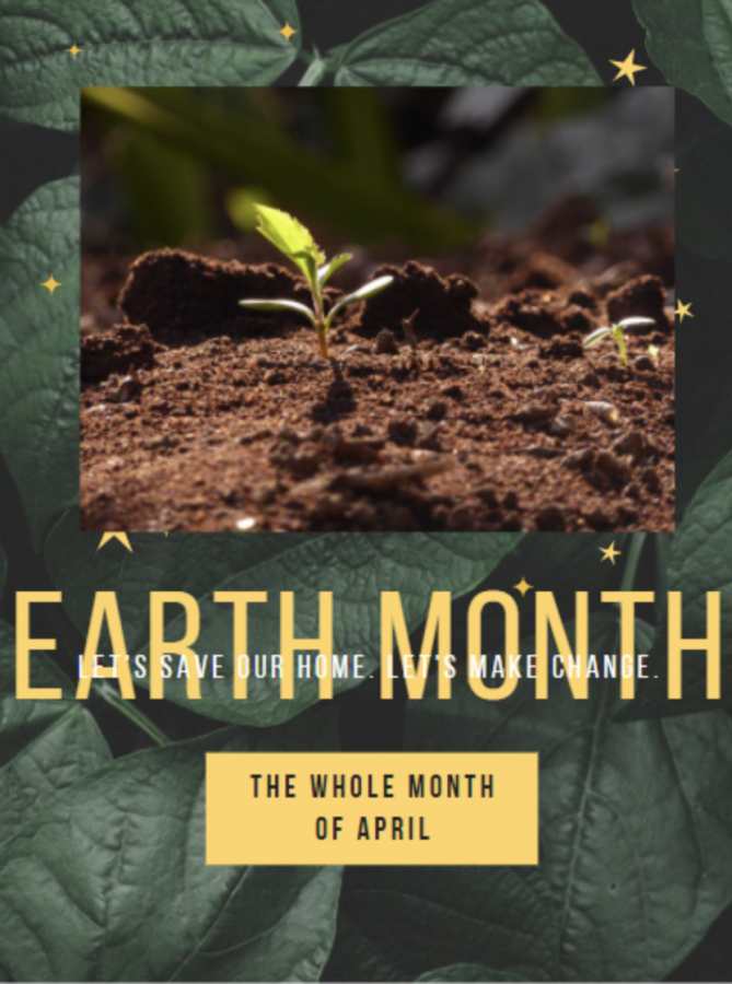 Earth Month is a month to celebrate our home!