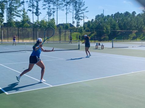 GL Women's tennis takes down Holly Springs. 