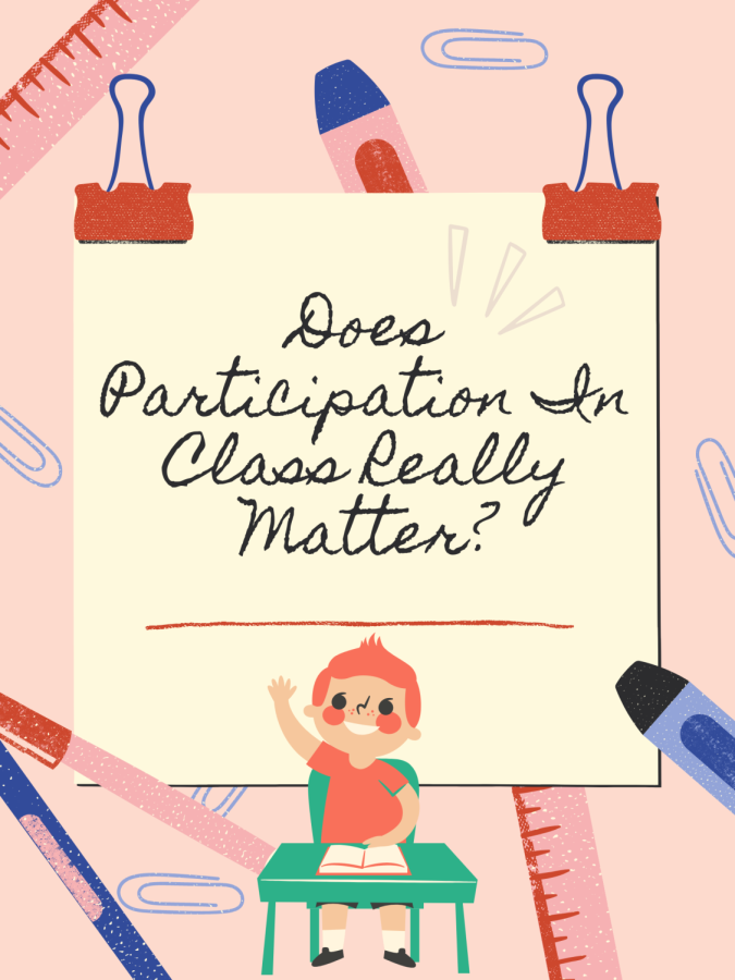Forced participation in class can cause anxiety in students. Graphic made by M. Ford.