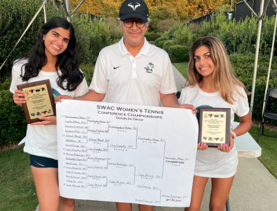 Womens Tennis Secures Back to Back Doubles Conference Championships