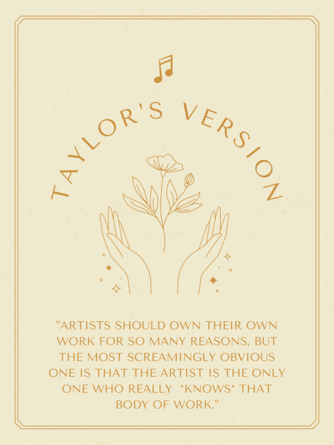Taylors Version makes the singers music her own. Graphic by S. Sunil.