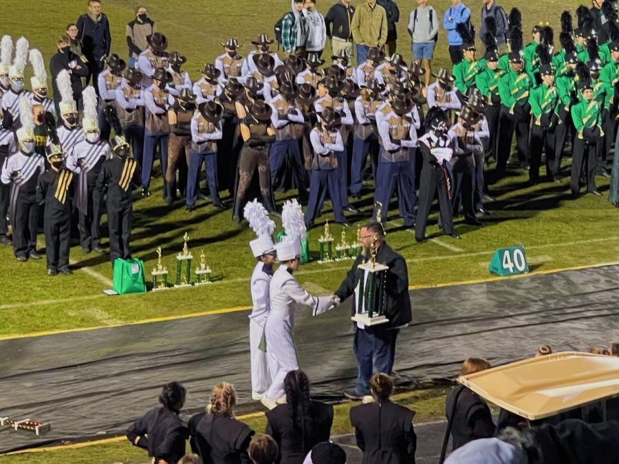 Green Level Marching Band takes the title of Grand Champion at Cary Band Day.