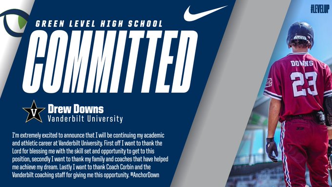 Committed: Drew Downs to Vanderbilt