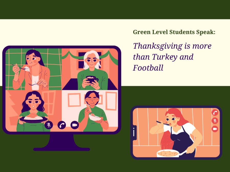 Green+Level+students+share+their+own+cultural+foods%2C+activities%2C+and+practices+around+the+American+holiday+of+Thanksgiving.+If+you+take+any+good+pictures+of+your+own+Thanksgiving+food%2C+activities%2C+or+traditions%2C+send+them+to+us+on+the+Instagram%21+