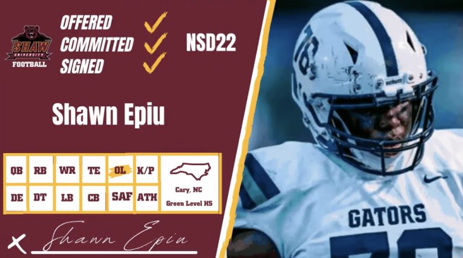 Committed: Shawn Epiu to Shaw University