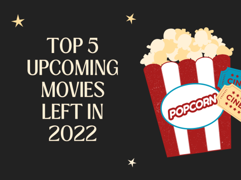 There are 5 highly anticipated movies left in 2022. Graphic by R. Bradford.