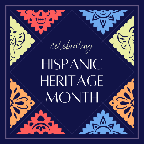 Hispanic Heritage month runs from September 15th to October 15th. Graphic by D. Khan.