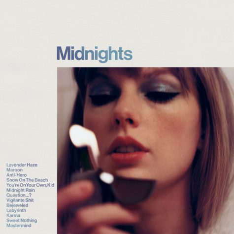 This is one of the four album covers for Midnights by Republic Records 