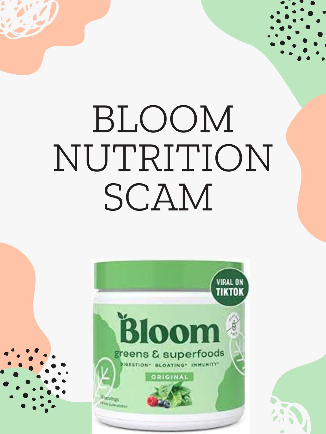 Bloom Nutrition Greens & Superfood