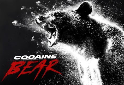 The subject of the movie, the bear, in a terrifying poster