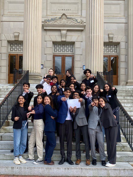 Green Levels Model UN smiles at UNC Chapel Hill.