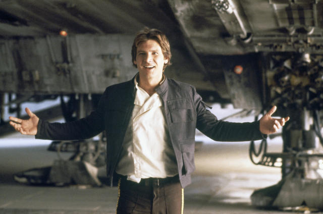 Harrison Ford as Han Solo in Star Wars: Episode V - The Empire Strikes Back. (Lucasfilm/Sunset Boulevard/Corbis via Getty Images)