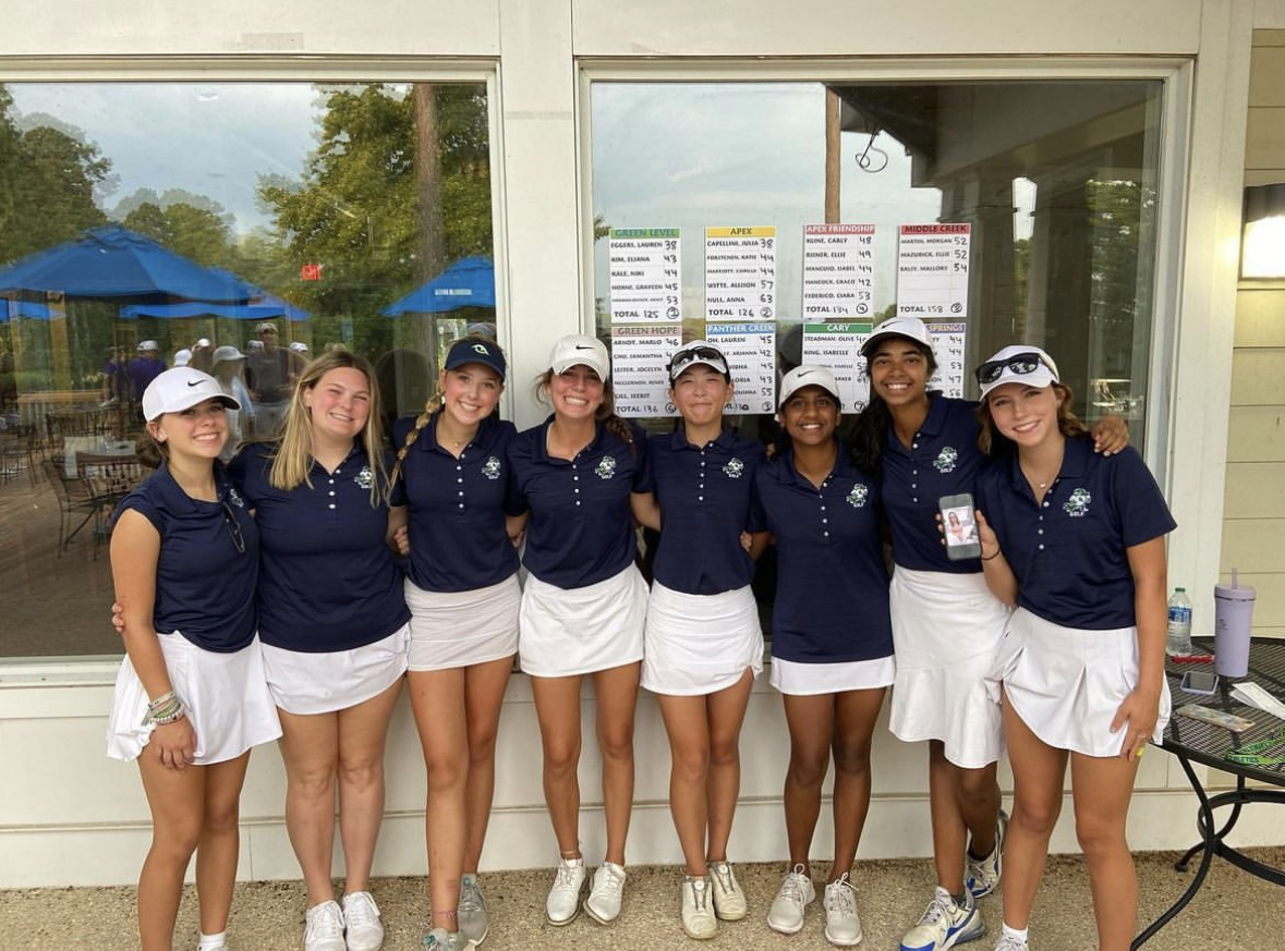 The Gators at the Preserve after their second match of the season.