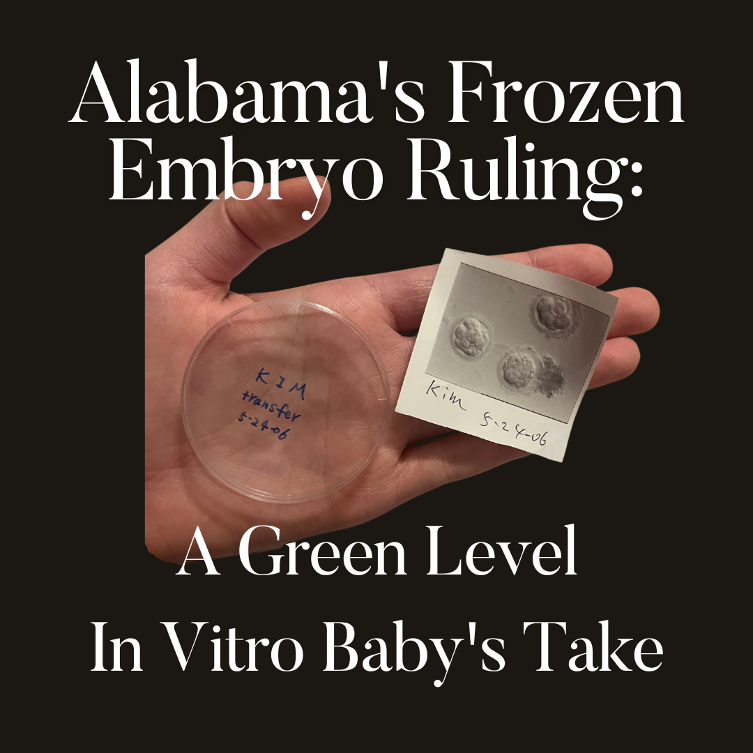 Lucy Kims petri dish and embryo photo.
Made with Canva.
