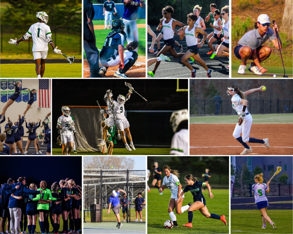 Green Level spring sports teams collage. 

Photo Credits: 
sm.snaps23/michaelphotos_1/
brittanycrossportraits/qp_pics/
g_l_athletics