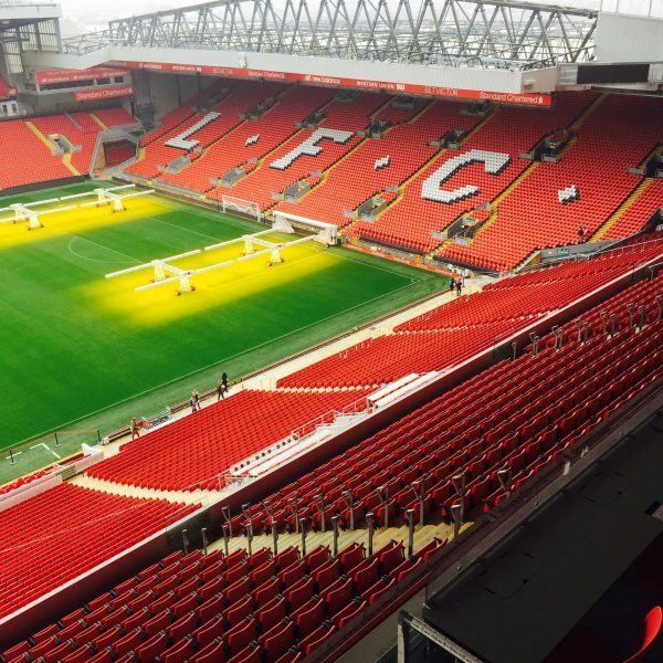 An empty Anfield shows the contrast between how empty and desolate the stadium can feel and the state of the club after one of their biggest wins in club history.