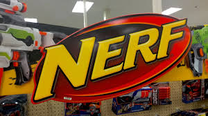 The nostalgic Nerf logo that many kids of our generation remember so dearly. 