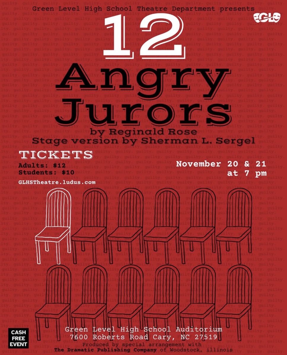 Green Level’s Theatre III Honors class will be performing their fall production 12 Angry Jurors on November 20-21.