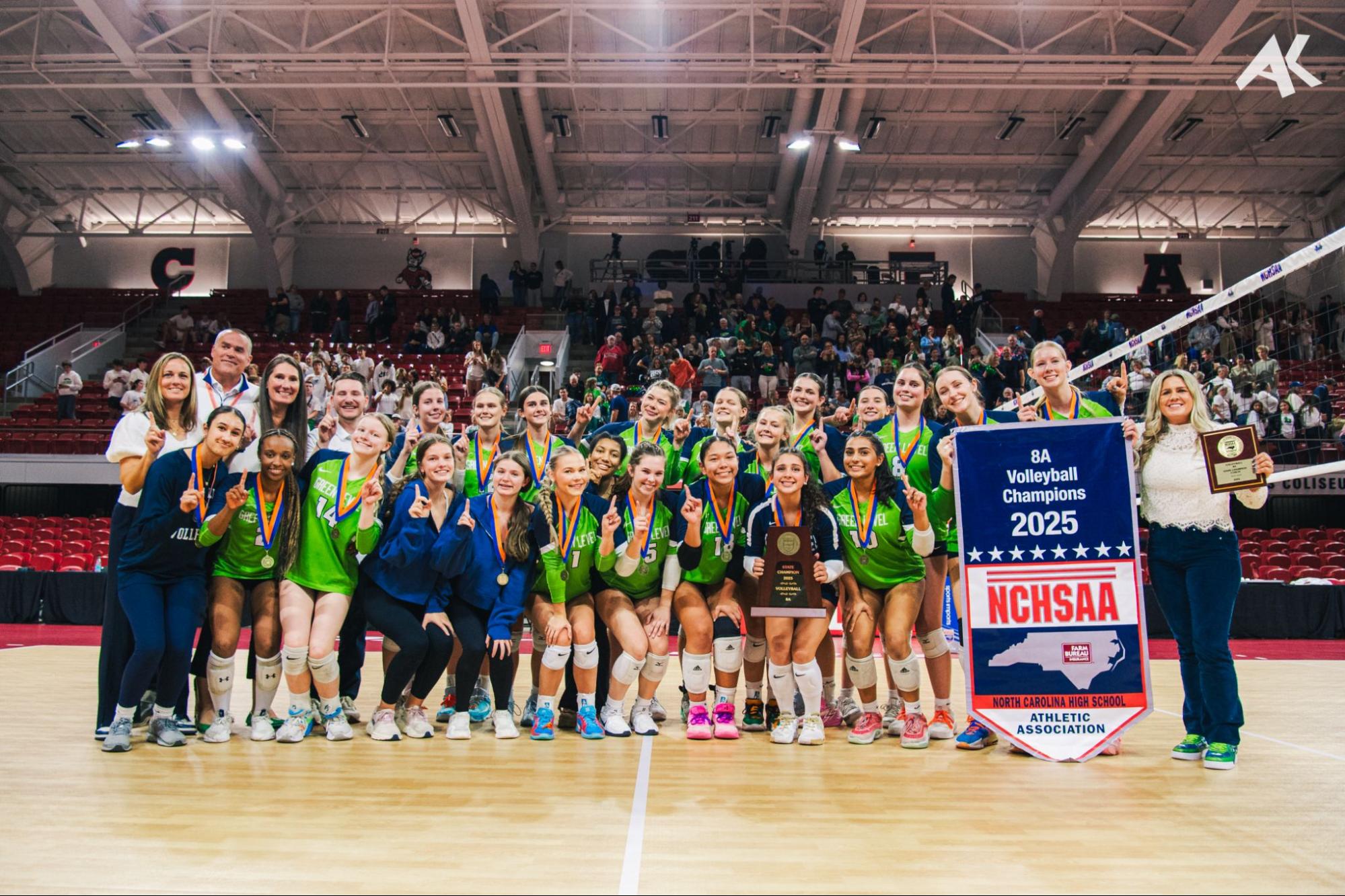 Volleyball completed a perfect 28-0 season winning the NCHSAA 8A State Championship