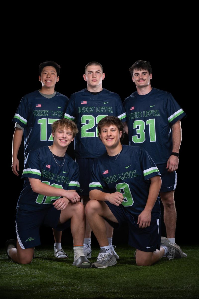 Men's Lacrosse celebrates their seniors.